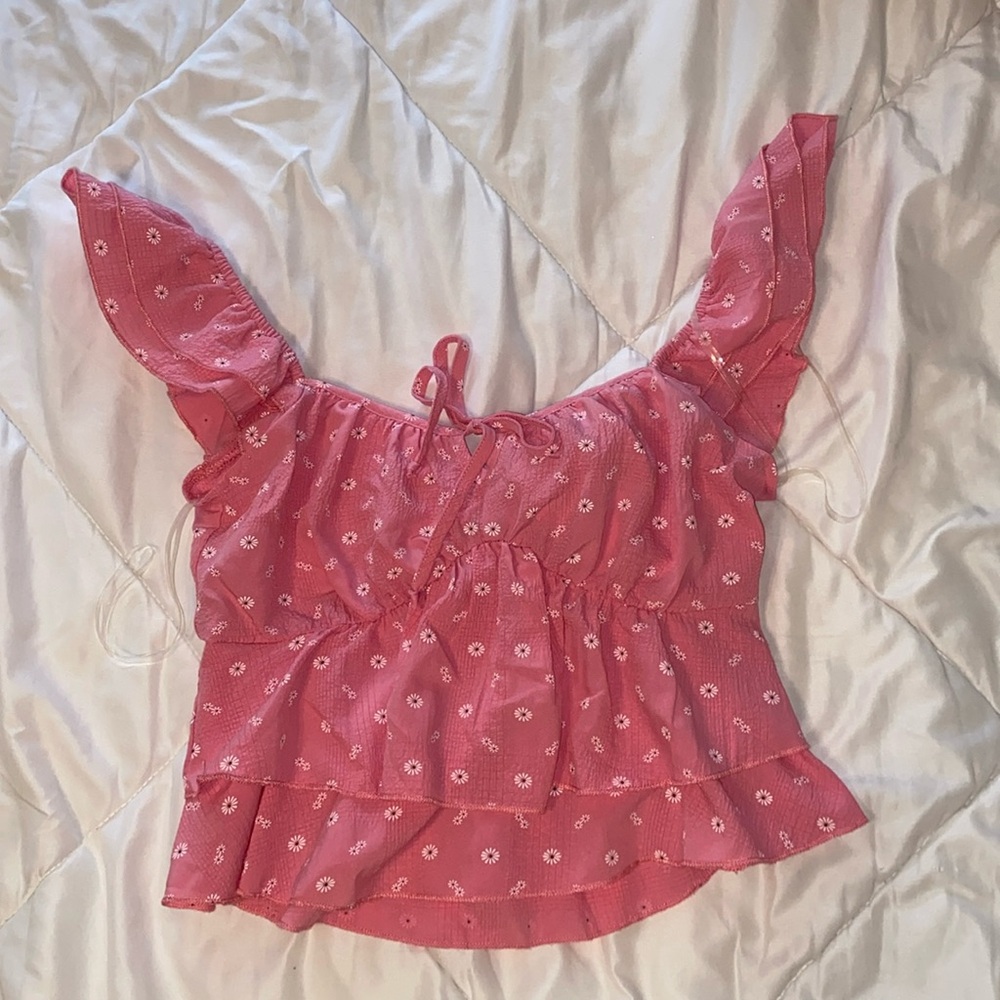 Pink blouse
